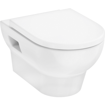  - HANSGROHE GladeLake S Miska wisząca WC 540, AquaChannel Flush z deską WC, SoftClose, QuickRelease biały 60309450 - 60309450 - Łazienki Szydłowski