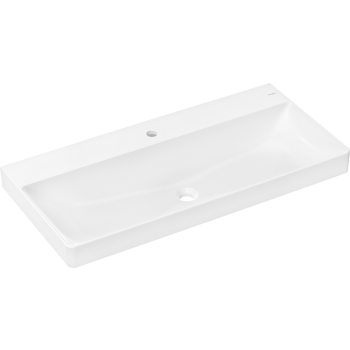  - HANSGROHE Xelu Q Umywalka wisząca 100 x 48 cm z otworem na baterię, bez przelewu biały 60321450 - 60321450 - Łazienki Szydłowski
