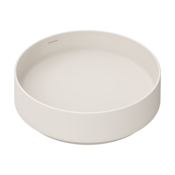 - HANSGROHE Xuniva Evo S Umywalka nablatowa 40 x 40 cm piaskowy beż matowy 60323780 - 60323780 - Łazienki Szydłowski