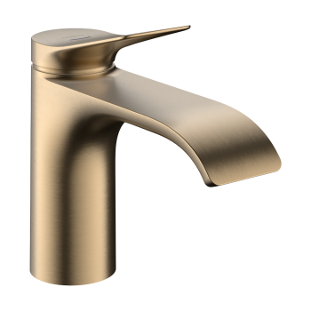  - HANSGROHE Vivenis Bateria bez mieszacza 80 do zimnej wody bez kompletu odpływowego brąz szczotkowany 75013140 - 75013140 - Łazienki Szydłowski