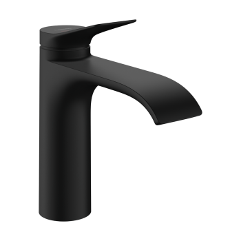  - HANSGROHE Vivenis Jednouchwytowa bateria umywalkowa 110 CoolStart z kompletem odpływowym z cięgłem czarny mat 75023670 - 75023670 - Łazienki Szydłowski