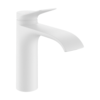 - HANSGROHE Vivenis Jednouchwytowa bateria umywalkowa 110 CoolStart z kompletem odpływowym z cięgłem biały mat 75023700 - 75023700 - Łazienki Szydłowski