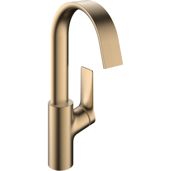  - HANSGROHE Vivenis Jednouchwytowa bateria umywalkowa 210 z obrotową wylewką i kompletem odpływowym z cięgłem brąz szczotkowany  75030140 - 75030140 - Łazienki Szydłowski