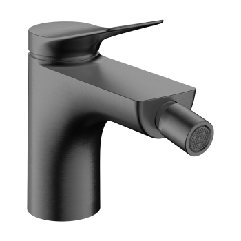 - HANSGROHE Vivenis Jednouchwytowa bateria bidetowa z kompletem odpływowym z cięgłem czarny chrom szczotkowany 75200340 - 75200340 - Łazienki Szydłowski
