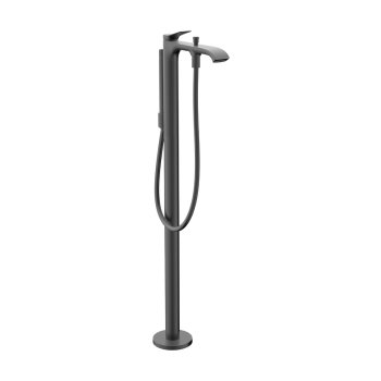 - HANSGROHE Vivenis Jednouchwytowa bateria wannowa, wolnostojąca czarny chrom szczotkowany 75445340 - 75445340 - Łazienki Szydłowski