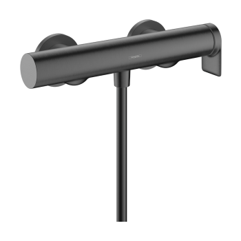 - HANSGROHE Vivenis Jednouchwytowa bateria prysznicowa, natynkowa czarny chrom szczotkowany 75620340 - 75620340 - Łazienki Szydłowski