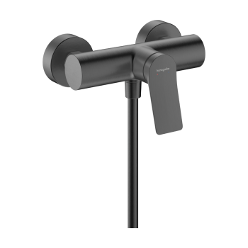 - HANSGROHE Vivenis Jednouchwytowa bateria prysznicowa Original, natynkowa czarny chrom szczotkowany 75623340 - 75623340 - Łazienki Szydłowski