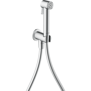  - AXOR  Bidette Showers Główka prysznicowa Bidette 1jet dla wody zimnej z uchwytem i wężem prysznicowym 1.25 m, okrągła chrom 29240000 - 29240000 - Łazienki Szydłowski