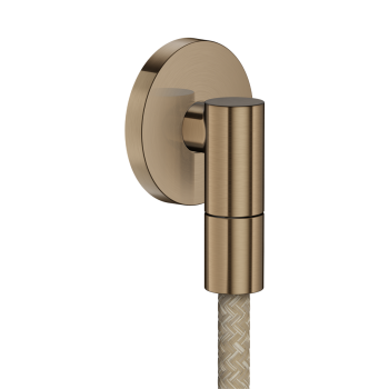 - AXOR Wall outlet Fine Przyłącze węża, okrągłe brąz szczotkowany 36737140 - 36737140 - Łazienki Szydłowski
