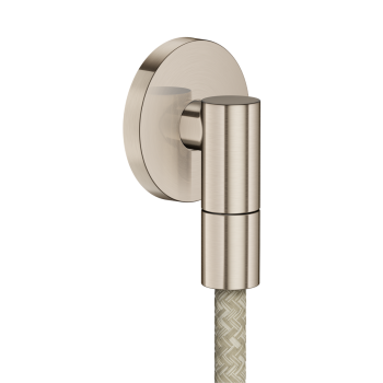  - AXOR Wall outlet Fine Przyłącze węża, okrągłe nikiel szczotkowany 36737820 - 36737820 - Łazienki Szydłowski