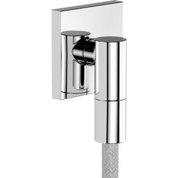 - AXOR Wall outlet Fine Przyłącze węża, kwadratowe chrom 36738000 - 36738000 - Łazienki Szydłowski