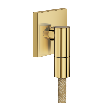  - AXOR Wall outlet Fine Przyłącze węża, kwadratowe złoty optyczny polerowany 36738990 - 36738990 - Łazienki Szydłowski