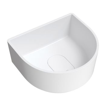 - OMNIRES CADENCE M+ umywalka nablatowa, 42 x 37 cm, biały mat CADENCE420BM - CADENCE420BM - Łazienki Szydłowski