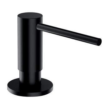  - OMNIRES MODERN PROJECT dozownik mydła w płynie, nablatowy, czarny mat MP60723BL - MP60723BL - Łazienki Szydłowski