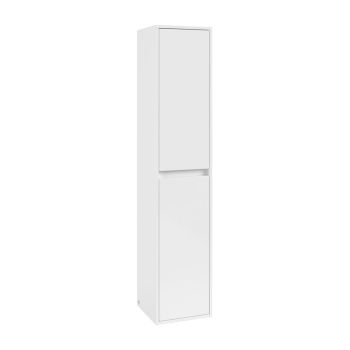- Villeroy & Boch Skyla szafka wysoka 170 x 35 x 34,9 cm , 2 drzwi kolor brilliant white C80101VE - C80101VE - Łazienki Szydłowski