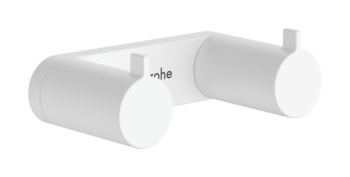 - HANSGROHE AddStoris S Haczyk na ręcznik, podwójny biały mat 41785700 - 41785700 - Łazienki Szydłowski