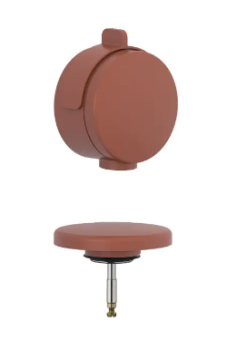 - KLUDI ROTEXA MULTI zestaw odpływowo-przelewowy koralowy mat 71826O500 - 71826O5-00 - Łazienki Szydłowski
