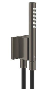 - GROHE-AQUA SPA Rainshower Zestaw prysznicowy z podwójnym strumieniem satin graphite 105006MG00 - 105006MG00 - Łazienki Szydłowski