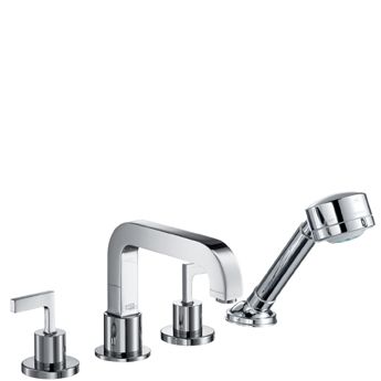- Axor Citterio Bateria 4-otworowa wannowa chrom 39454000 - 39454000 - Łazienki Szydłowski