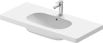 - DURAVIT D-Code Umywalka meblowa 105x48 cm biały połysk 03421000002 - 03421000002 - Łazienki Szydłowski