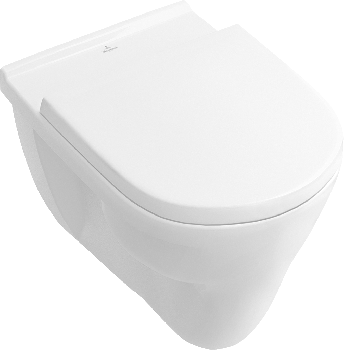 - VILLEROY&BOCH O.Novo miska WC wisząca z półką 36 x 56 cm biała 56621001 - 56621001 - Łazienki Szydłowski
