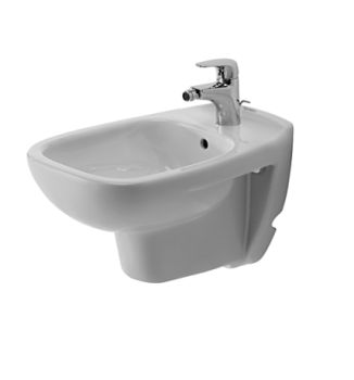 - DURAVIT D-Code Bidet wiszący 35,5x 54,5 cm biały połysk 22571500002 - 22571500002 - Łazienki Szydłowski