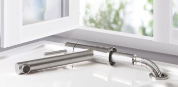  - VILLEROY&BOCH Como Window Bateria kuchenna pod okienna kolor stal nierdzewna 925700LC - 925700LC - Łazienki Szydłowski