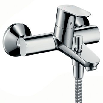 - HANSGROHE Focus E Bateria wannowa ścienna chrom 31940000 - 31940000 - Łazienki Szydłowski