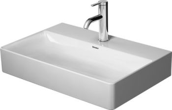  - DURAVIT DuraSquare umywalka meblowa Compact 60x40 cm, biały połysk 2356600041 - 2356600041 - Łazienki Szydłowski