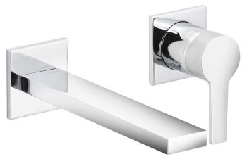  - KEUCO EDITION 11 bateria umywalkowa ścienna chrom wylewka 26,5 cm chrom 51116010202 - 51116010202 - Łazienki Szydłowski