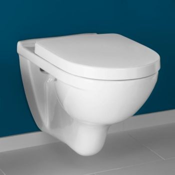 - VILLEROY&BOCH O.Novo Toaleta wisząca z deska sedesową 56 x 36 cm biały 5660HR01 - 5660HR01 - Łazienki Szydłowski