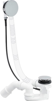  - VILLEROY&BOCH Zestaw przelewowo-odpływowy do wanien, chrom  U90960461 - U90960461 - Łazienki Szydłowski
