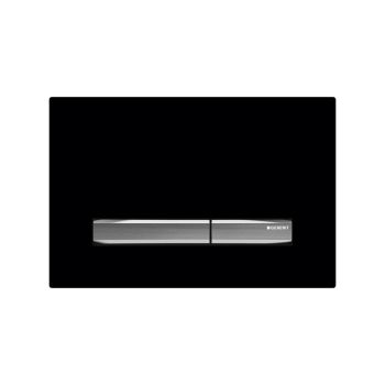 - GEBERIT Sigma 50 Przycisk spłukujacy czarny RAL 9005 115788DW2 - 115.788.DW.2 - Łazienki Szydłowski