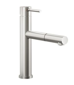  - VILLEROY&BOCH COMO SHOWER SKY Bateria kuchenna z wyciąganą wylewką kolor stal nierdzewna 927900LC - 927900LC - Łazienki Szydłowski