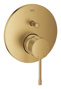 - GROHE-Essence bateria wannowo prysznicowa kolor brushed cool sunrise 24058GN1 - 24058GN1 - Łazienki Szydłowski