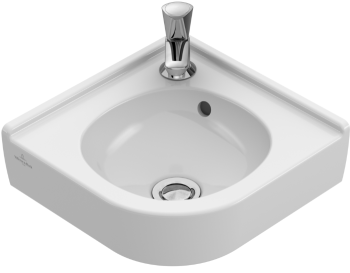- VILLEROY&BOCH O.Novo Umywalka mała narożna 32 x 32 cm biała 73103201 - 73103201 - Łazienki Szydłowski