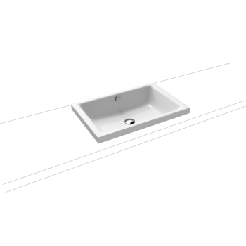  - KALDEWEI Puro S Umywalka nablatowa , stal emaliowana 60 x 38,5 cm biała 908906003001 - 908906003001 - Łazienki Szydłowski
