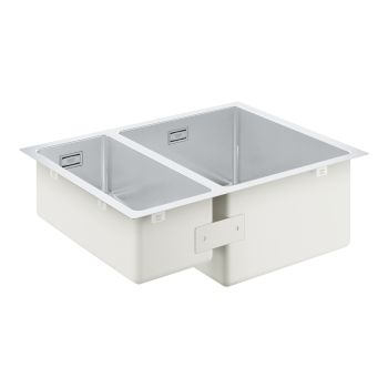  - GROHE- K700 Podblatowy Zlewozmywak półtorej komory 59,5 x 45 cm ze stali szlachetnej 31576SD1 - 31 576 SD1 - Łazienki Szydłowski