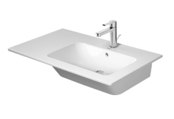 - DURAVIT Me by Starck umywalka meblowa asymetryczna 83x49 cm biały połysk 2346830000 - 2346830000 - Łazienki Szydłowski