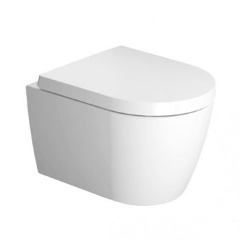 - DURAVIT ME by Starck Compact Rimless Miska toaletowa wisząca 37x48 cm biały połysk 2530092000 - 2530092000 - Łazienki Szydłowski