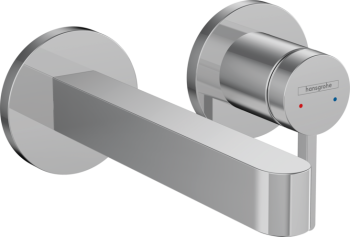 - HANSGROHE Finoris bateria umywalkowa ścienna - krótka wylewka 16,8 cm chrom 76051000 - 76051000 - Łazienki Szydłowski
