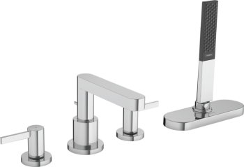 - HANSGROHE Finoris 4-otworowa bateria wannowa, na brzeg wanny chrom 76444000 - 76444000 - Łazienki Szydłowski