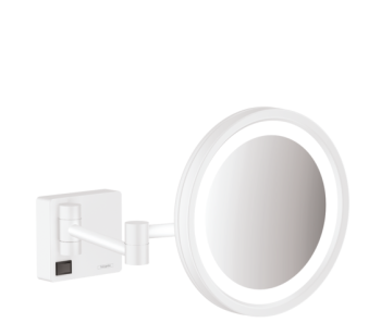 - HANSGROHE AddStoris Lusterko kosmetyczne z oświetleniem biały mat 41790700 - 41790700 - Łazienki Szydłowski