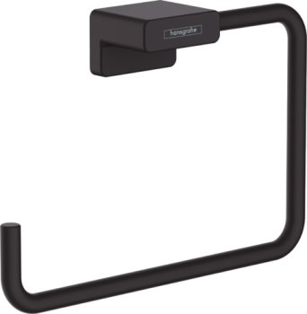 - HANSGROHE AddStoris Uchwyt na ręcznik typu Ring czarny mat 41754670 - 41754670 - Łazienki Szydłowski