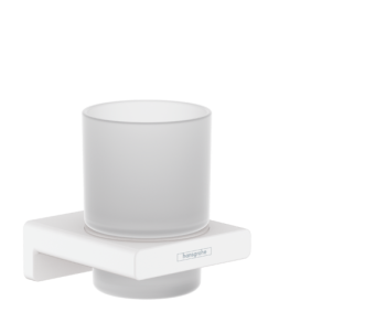 - HANSGROHE AddStoris Kubek na szczoteczki do zębów biały mat 41749700 - 41749700 - Łazienki Szydłowski