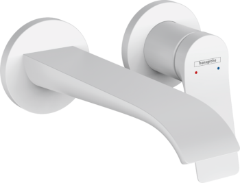  - HANSGROHE Vivenis bateria umywalkowa ścienna zasięg wylewki 19,2 cm biały mat 75050700 - 75050700 - Łazienki Szydłowski