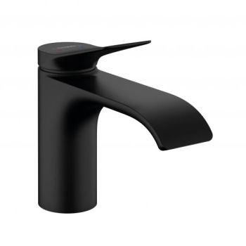  - HANSGROHE Vivenis Bateria umywalkowa 80 z odpływem czarny mat 75010670 - 75010670 - Łazienki Szydłowski