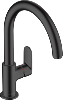 - HANSGROHE Vernis Blend Bateria kuchenna czarny mat 71870670 - 71870670 - Łazienki Szydłowski