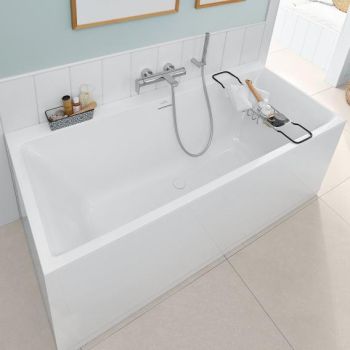 - VILLEROY&BOCH Subway 3.0 Wanna prostokątna 170 x 75cm z systemem SilentFlow, biała UBQ170SBW2TDV01 - UBQ170SBW2TDV-01 - Łazienki Szydłowski