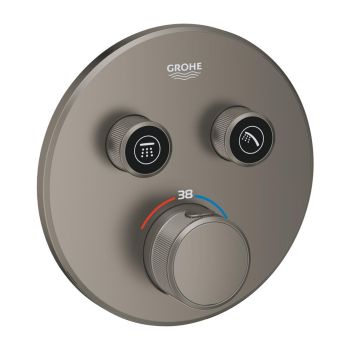 - GROHE-SmartControl Bateria termostatyczna do obsługi dwóch wyjść wody satin graphite 29119MG0 - 29119MG0 - Łazienki Szydłowski